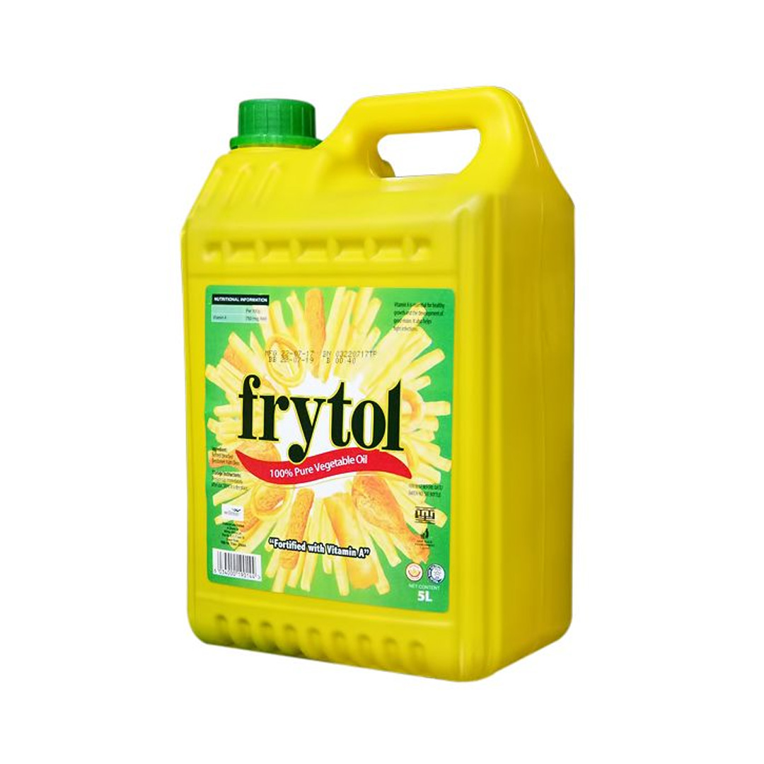 Frytol Vegetable Oil - 10L (1 Pack) | High-Quality Bulk Cooking Oil for Every Kitchen