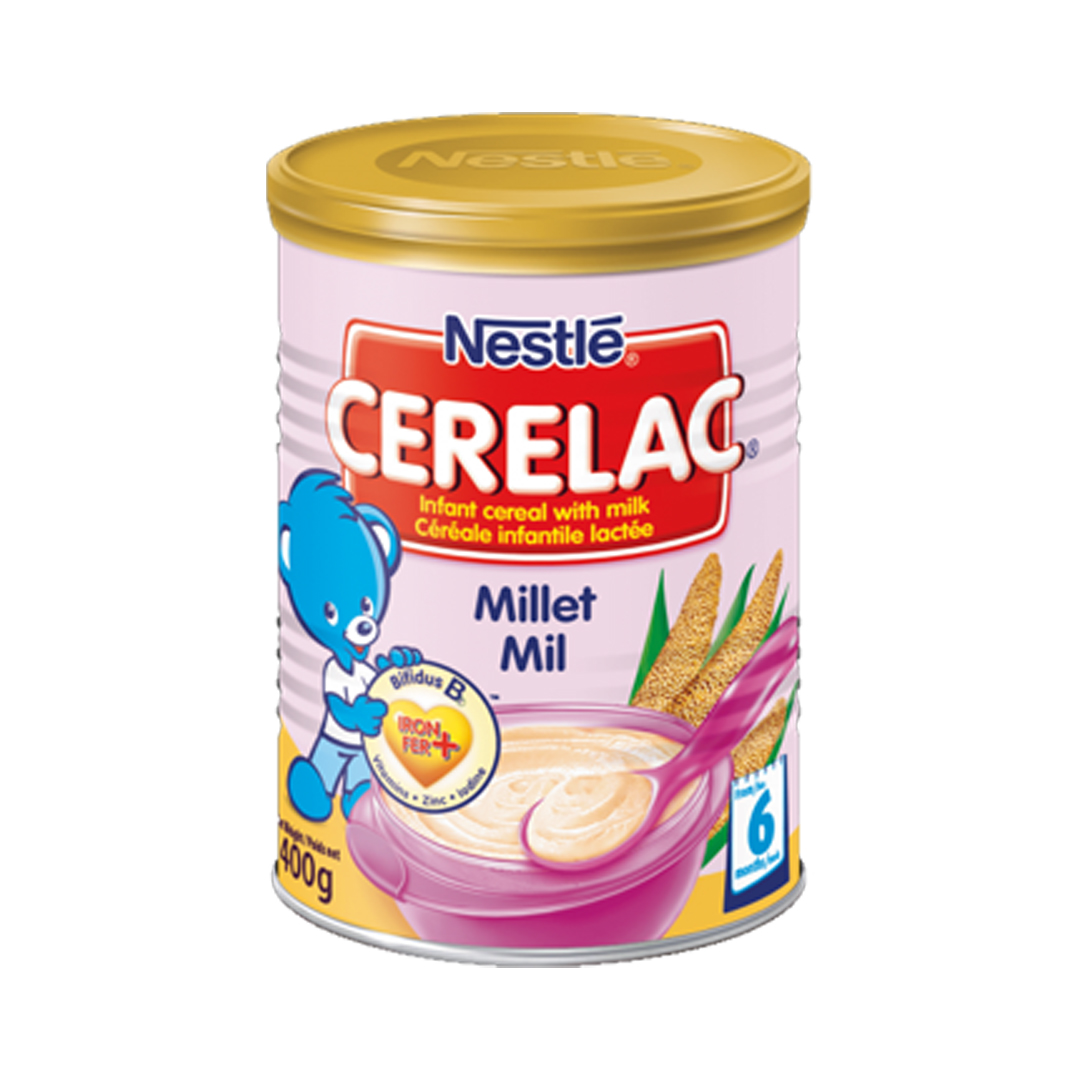 Cerelac Millet Tin – 400g (12 Pack) | Nutritious and Trusted Infant Cereal