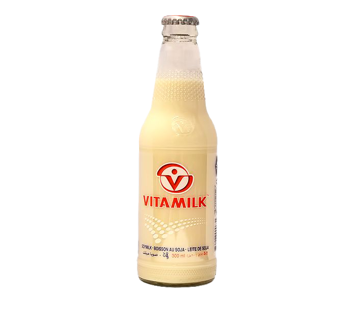 Lesfam - Vitamilk Regular Soy Milk Drink 300ml | Plant-Based Protein, Dairy-Free Beverage