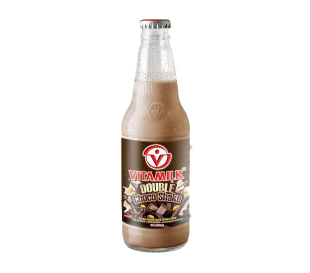 Lesfam - Vitamilk Double Choco Shake 300ml | Rich Chocolate Soy Drink, Dairy-Free Indulgence