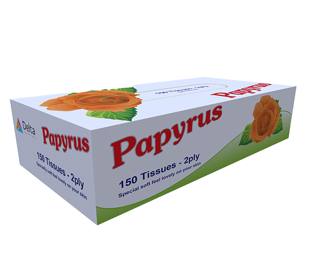 Lesfam - Papyrus Facial Tissue | 2-Ply, Soft & Super Absorbent