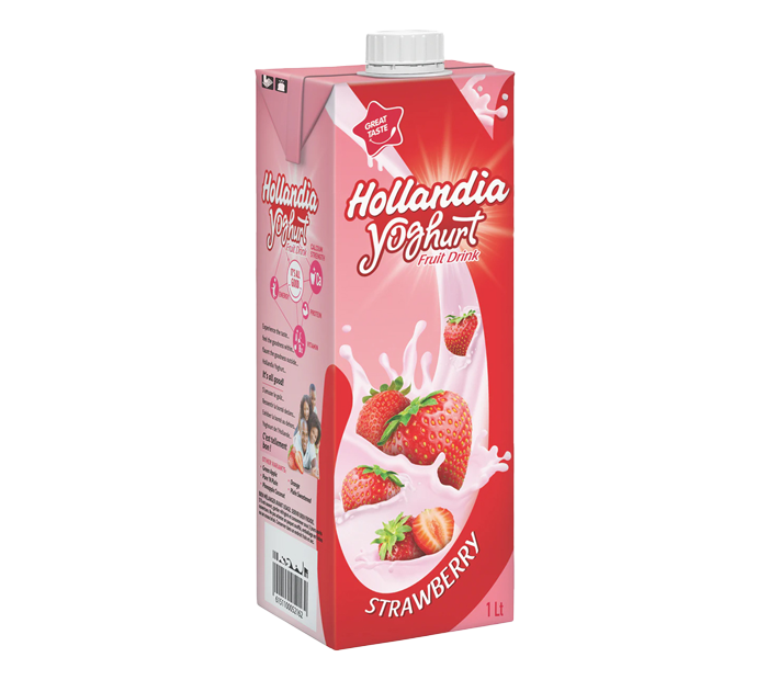 Lesfam - Hollandia Yoghurt Strawberry 180ml | Creamy, Refreshing Yoghurt Drink
