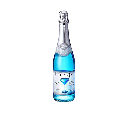 Lesfam – Fiesta Blue Cocktail 750ml | Sparkling Non-Alcoholic Blue Drink
