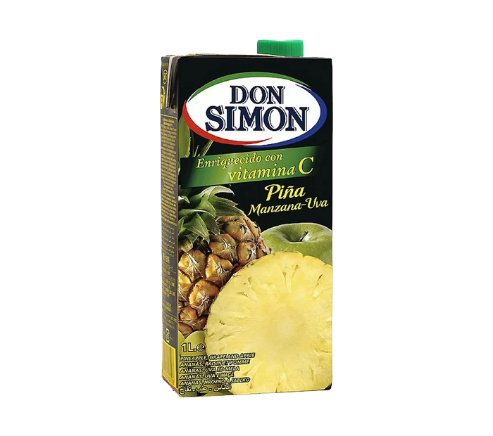 Lesfam – Don Simon Pineapple, Apple & Grape Juice 1L | Tropical Fruit Blend