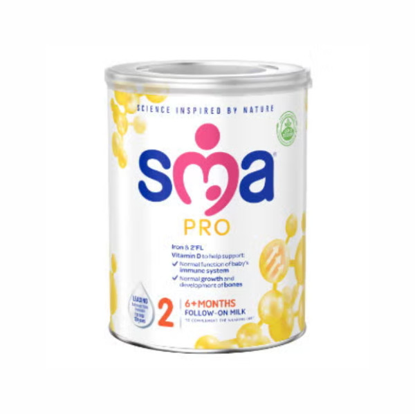 SMA Pro 2 – Follow-On Infant Formula for 6+ Months with DHA & Essential Nutrients