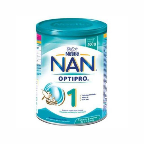 Nestlé NAN Optipro 1 400g – Starter Infant Formula for 0–6 Months with OPTIPRO & Essential Nutrients