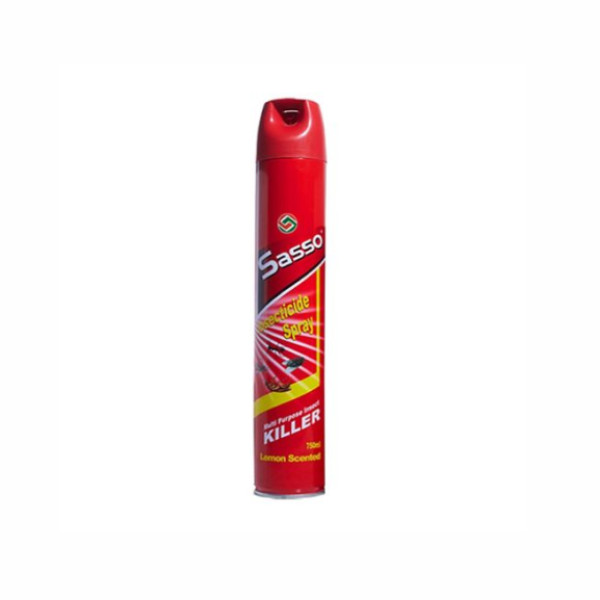Sasso Insecticide Spray 750ml – Powerful Pest Control for Mosquitoes, Ants & Cockroaches