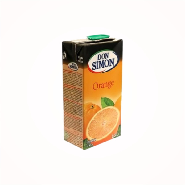Don Simon Orange Juice 0.5L – 100% Pure Orange Juice Rich in Vitamin C