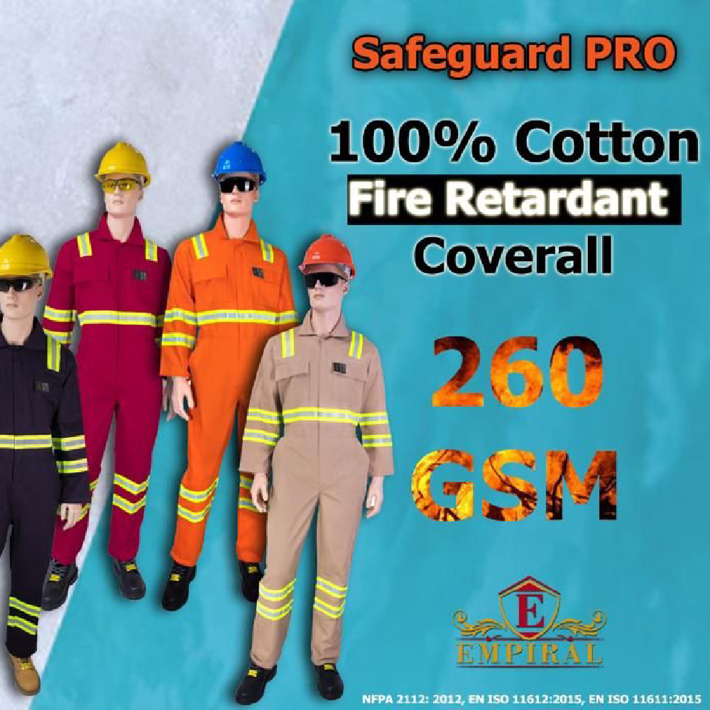 CAROK GLOBAL Safeguard PRO Fire Retardant - 100% Cotton Fire Retardant Garment
