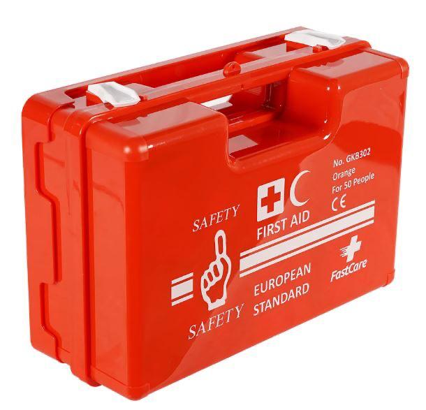 CAROK GLOBAL First Aid Kit for 50 People – European Standard Emergency Medical Box