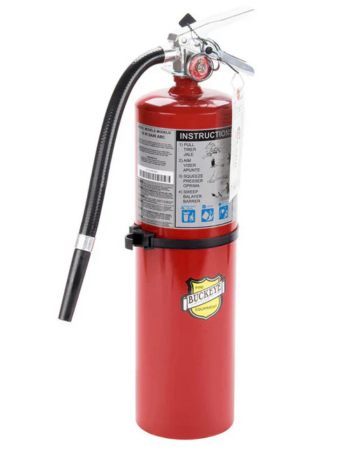 Buckeye UL Certified Fire Extinguisher (10 lb – ABC Dry Chemical) – Versatile Protection for Class A, B & C Fires