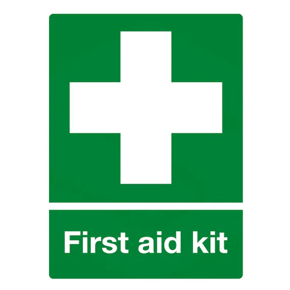 First Aid Kit Sign (300x400 mm, ABS Material)
