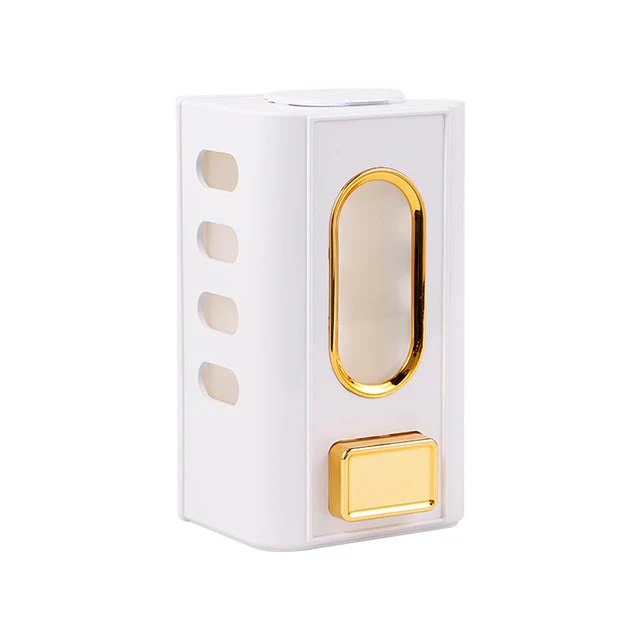 500 ml Manual Soap Dispenser – Gold | Wall-Mounted Refillable Hand Soap & Sanitizer Gel Dispenser for Homes, Offices & Public Facilities
