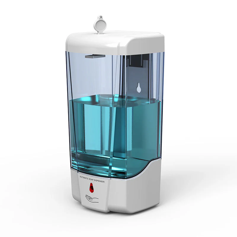 1000 ml Automatic Soap Dispenser – Transparent | Touchless Wall-Mounted Hand Sanitizer & Gel Soap Dispenser (Battery & DC Powered)