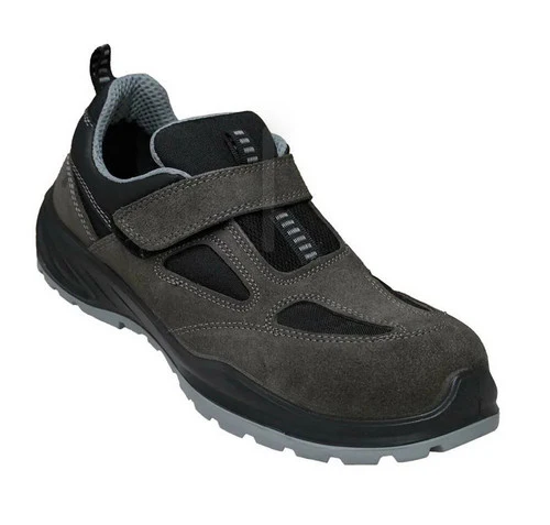 Vogel Safety Boot – Low Cut | Lightweight Industrial Composite Toe Safety Footwear for Men (Suede Leather, Antistatic, Slip-Resistant)