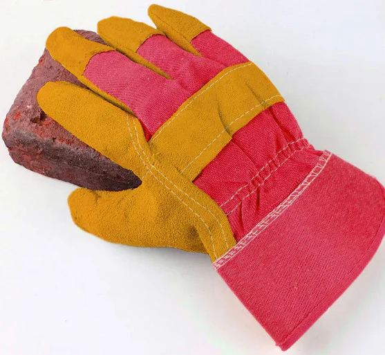 Cowhide Split Leather Reinforced Rigger Gloves | Heavy-Duty Hand Protection for Industrial & Construction Use