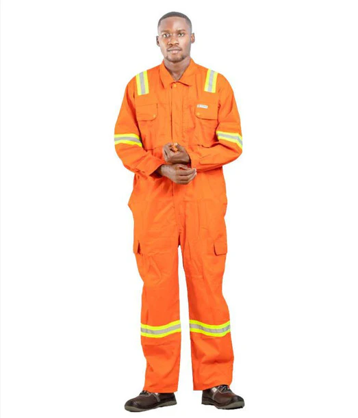 Safemax Work Wear Uniform | Durable Industrial Coverall with Reflective Tape for Mining, Construction & Factory Use