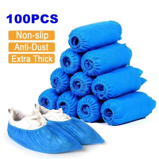 Woven Shoe Cover – 100 Pieces | Breathable, Anti-Slip Disposable Covers for Hospitals, Museums & Indoor Use