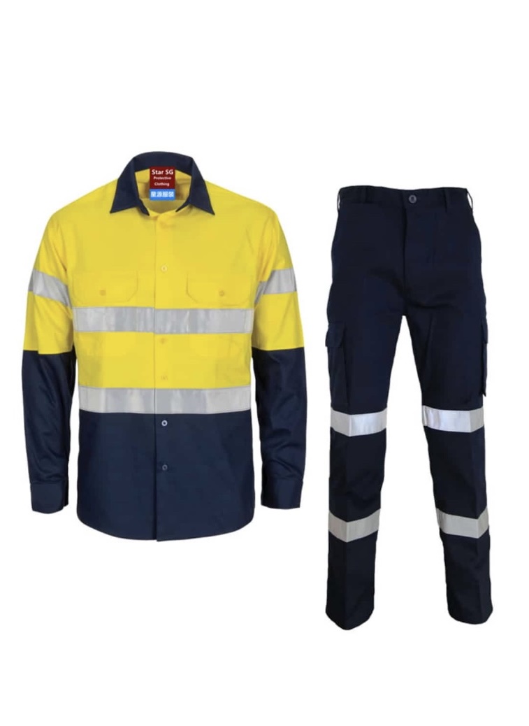 Tomstar GH - Hi Visibility Polycotton Working Uniform (Split)
