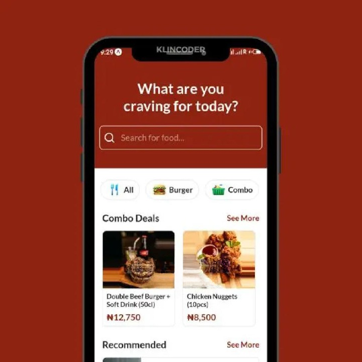 Klin - Food Delivery App (Single Vendor)