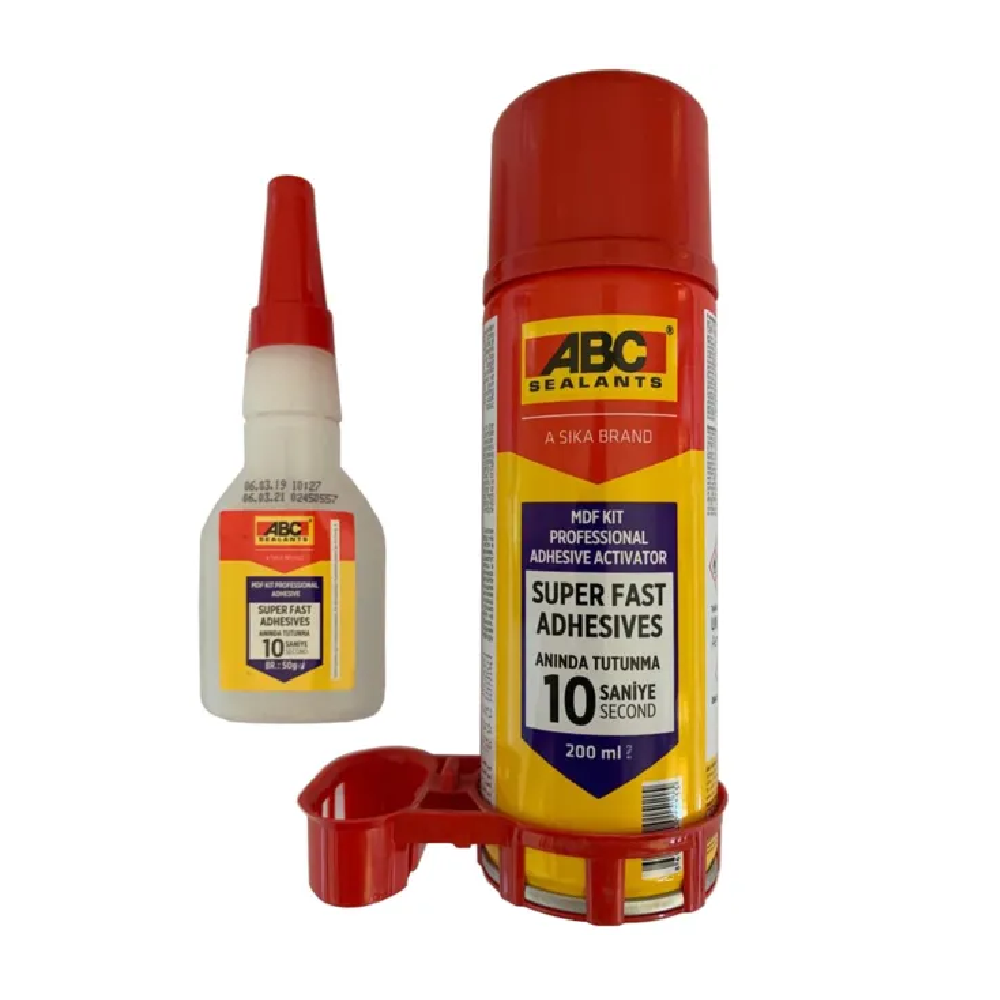Icobeg ABC Sealant – Super Fast Adhesive and Super Glue for Strong, Instant Bonding on Multiple Surfaces
