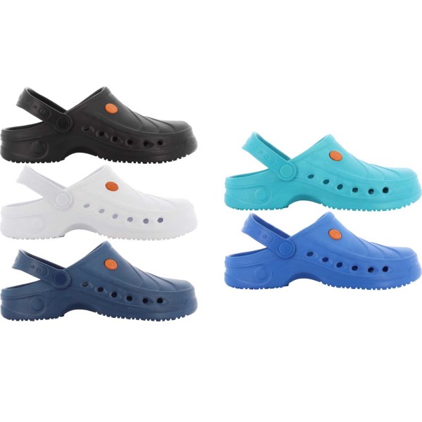 Icobeg Safety Jogger Sonic Clogs – Lightweight, Non-Slip, Waterproof Safety Footwear for Medical & Food Environments