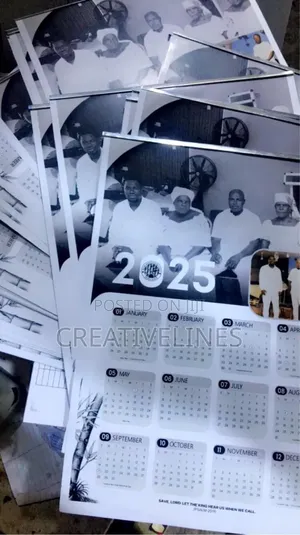 One-Panel A3 Wall Calendar - Simple & Effective Branding