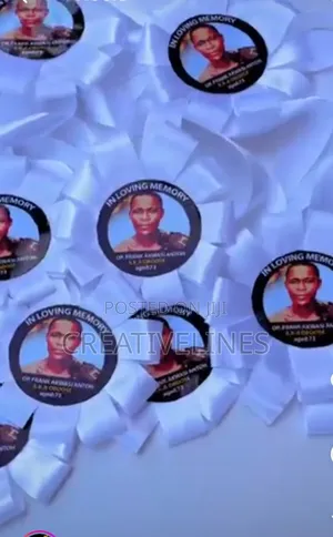 Funeral Memorial Neck Tags - Elegant Personalized Designs