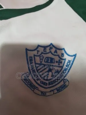 Crest Logo Embroidery Service - Premium Emblem Stitching