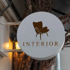 Outdoor Round Signage - Circular Business Identification