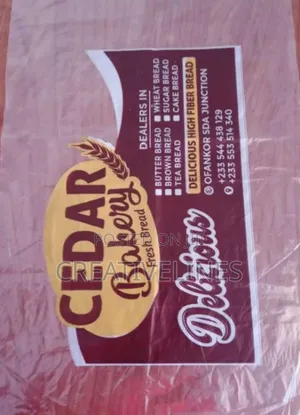 Three-Color Bread Rubbers - Multi-Tone Bakery Branding