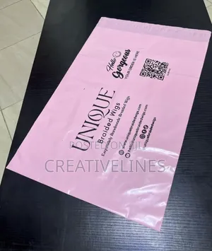 Pink Polymailer Customization - Branded Shipping Envelopes