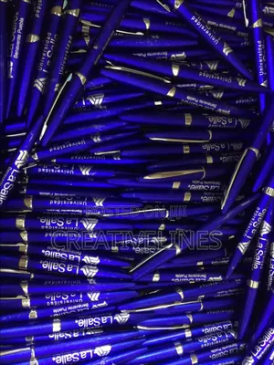 Blue Branded Pen Customization - Promotional Writing Tools