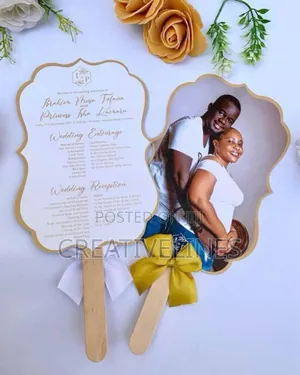 Custom Wedding Hand Fans - Personalized Ceremony Favors