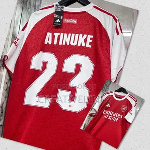 Arsenal Jersey Branding - Custom Football Kit Personalization