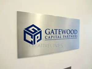 Custom Office Logo Signage - Professional Branded Wall Signs