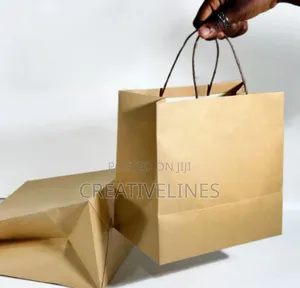 Kraft Paper Bags with Handles - Eco-Friendly Retail Packaging