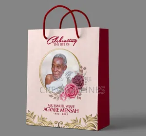 Full-Color Funeral Paper Bags - Dignified Memorial Packaging