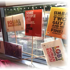 Custom Placard Printing - For Protests, Events & Directions