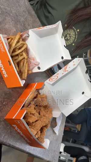 Custom Chicken & Fries Packaging - Branded Fast Food Boxes