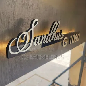 Name Board Signage Fabrication - Custom Office & Door Plaques