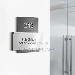 Custom Door Signages - Premium Fabricated Office & Business Identification