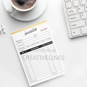 Custom Business Invoices & Receipt Books - Carbonated 300gsm Art Card