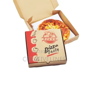Two-Color Pizza Boxes - Branded Takeaway Packaging