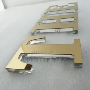 3D Acrylic Word Art - Custom Fabricated Decorative Letters