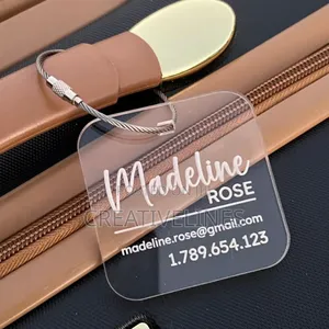 Perspex Tag Crafting - Custom Acrylic Labels & Badges