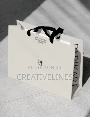 Black & White Paper Bags - Classic Custom Printed Packaging