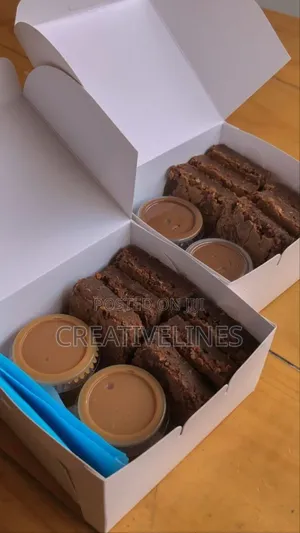 Custom Brownie Packages - Kraft Boxes for Baked Goods