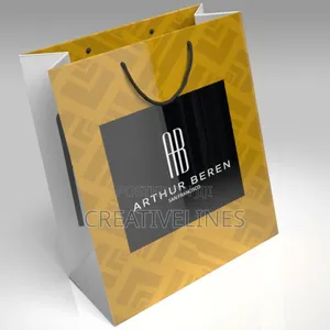 Brown Shopping Paper Bags - Eco-Friendly Retail Carry-Outs