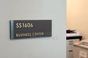 Custom Office Wall Signage - Professional Interior Branding